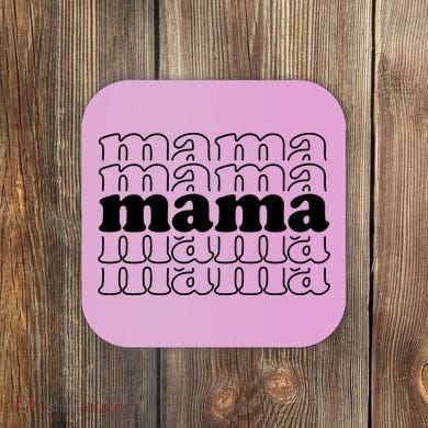 Mama Retro Cute Gift For Her Coaster