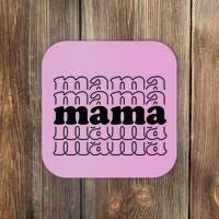 Mama Retro Cute Gift For Her Coaster thumb 0