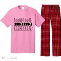 Mama Retro Cute Gift For Her Pajama Set thumb 0