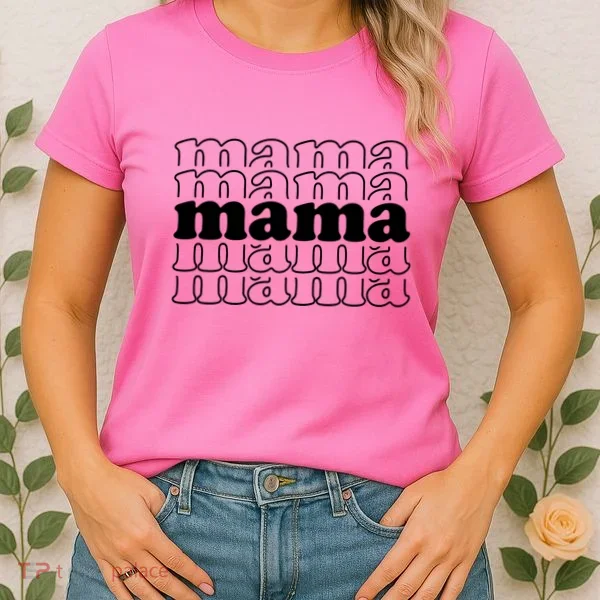 Mama Retro Cute Gift For Her Women's T-Shirt