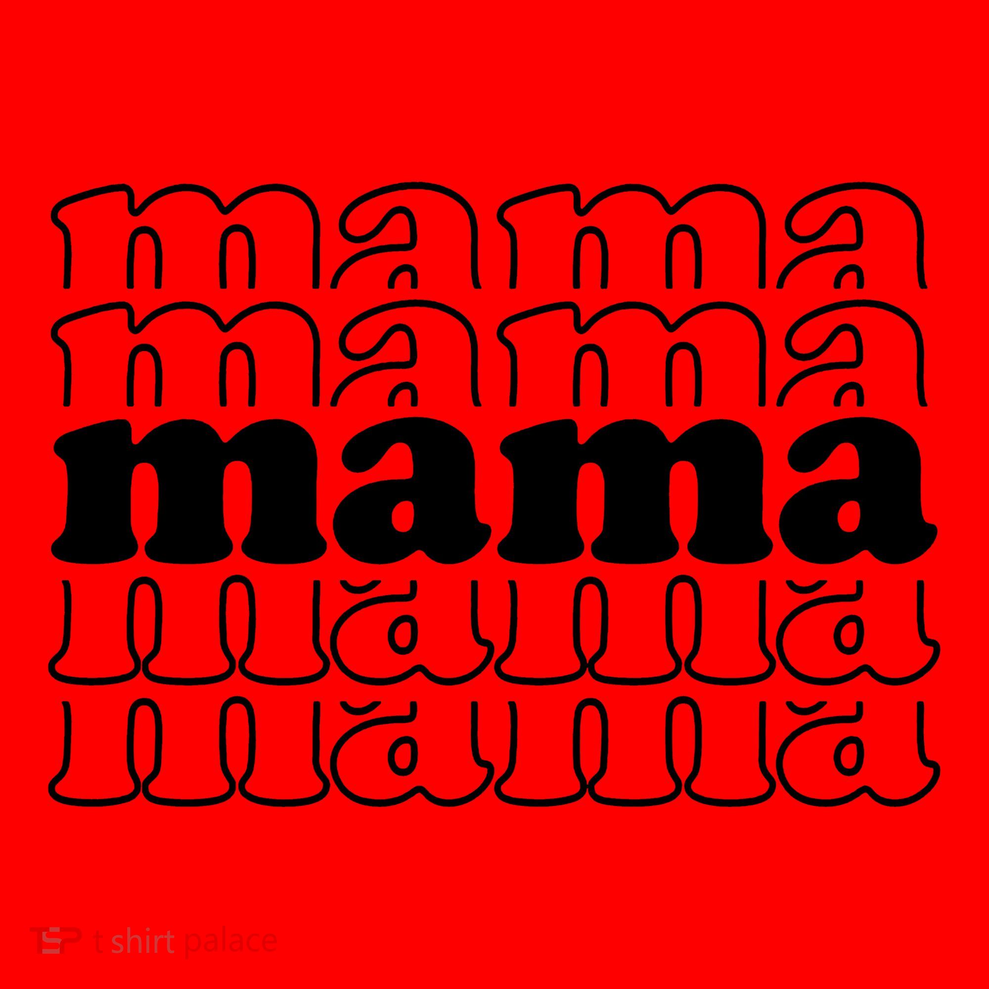 Mama Retro Cute Gift For Her Santa Hat