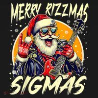 Merry Rizzmas Christmas Rizz Cool Santa Sunglasses Xmas Mousepad thumb 1