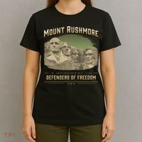 Mount Rushmore Defenders Of Freedom South Dakota USA T-Shirt thumb 4