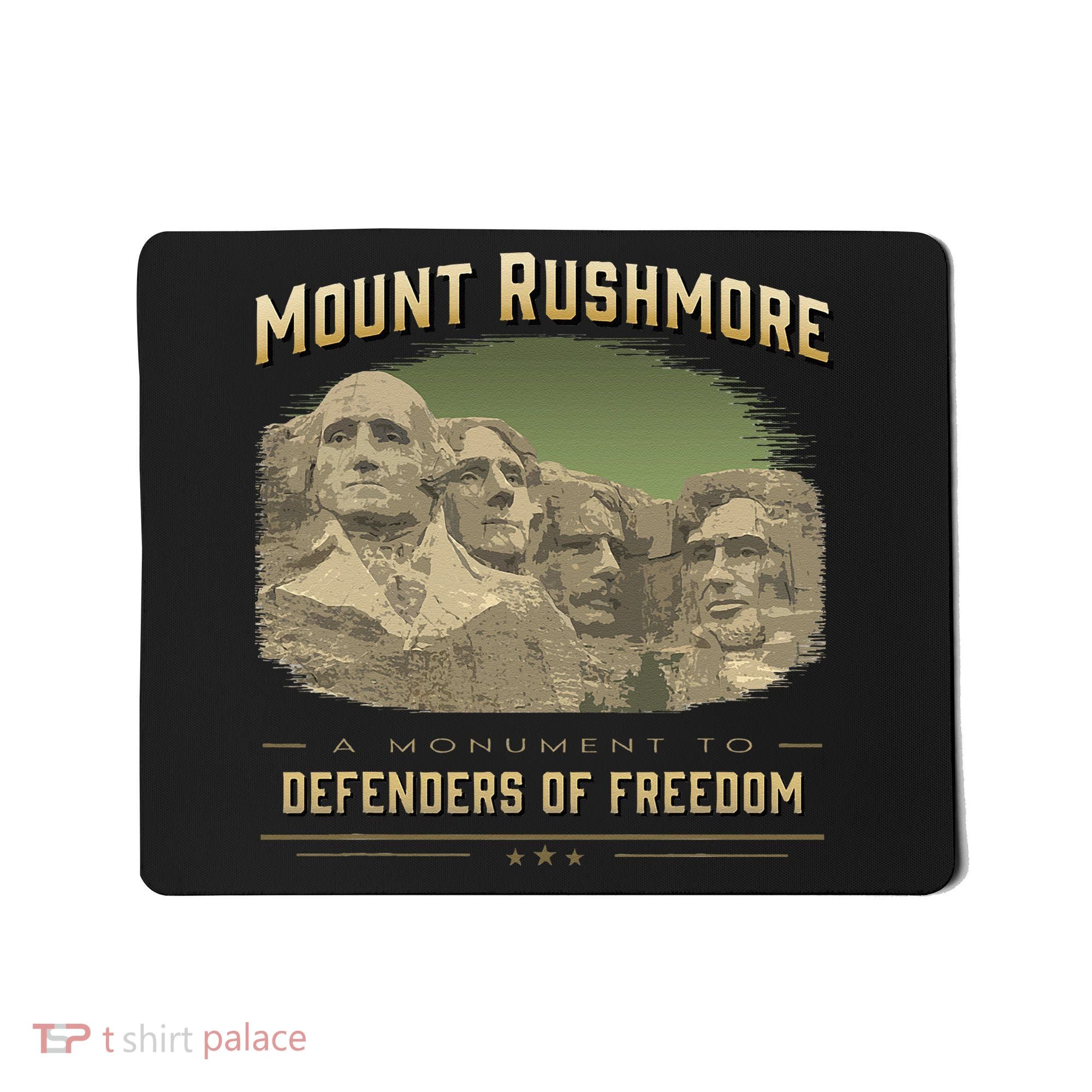 Mount Rushmore Defenders Of Freedom South Dakota USA Mousepad