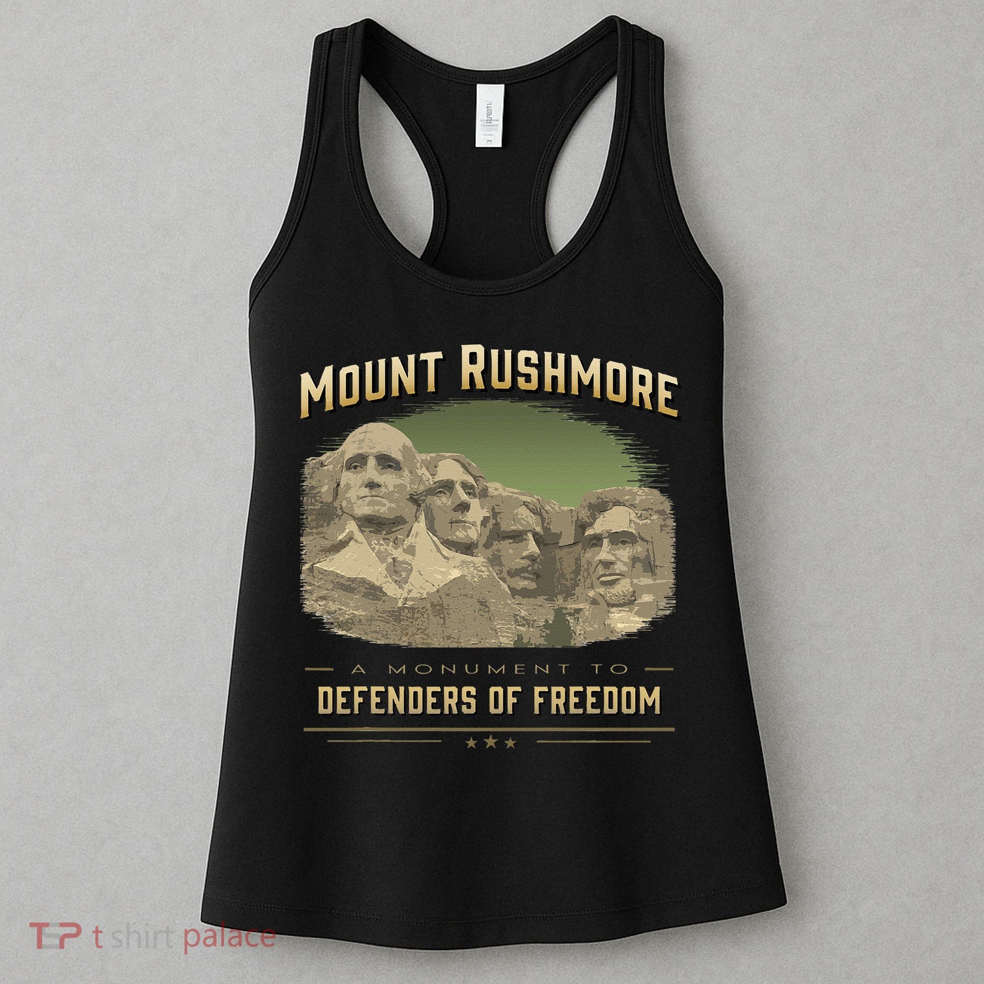 Mount Rushmore Defenders Of Freedom South Dakota USA Women's Tank Top