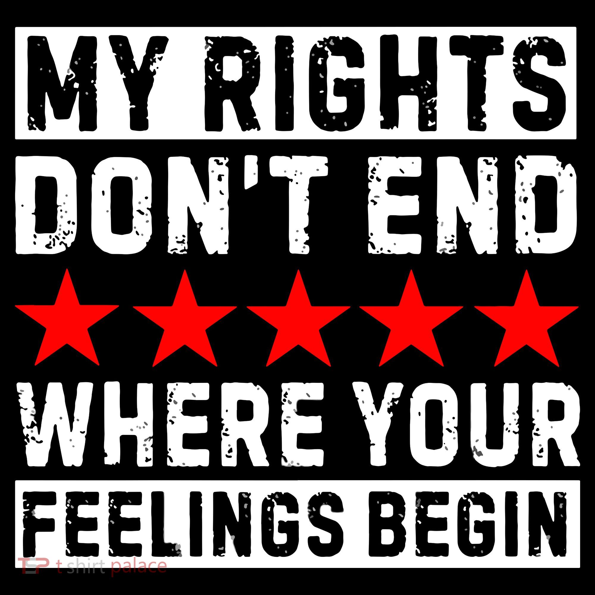 My Rights Don't End Where Your Feelings Begin Backpack