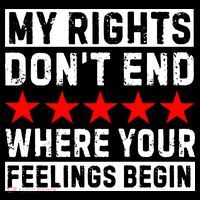 My Rights Don't End Where Your Feelings Begin Ornament thumb 1
