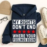 My Rights Don't End Where Your Feelings Begin Hoodie thumb 4