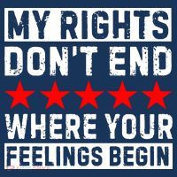 My Rights Don't End Where Your Feelings Begin Women's Hoodie thumb 2
