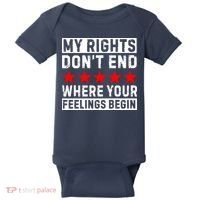 My Rights Don't End Where Your Feelings Begin Baby Bodysuit thumb 0