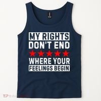 My Rights Don't End Where Your Feelings Begin Tank Top thumb 2