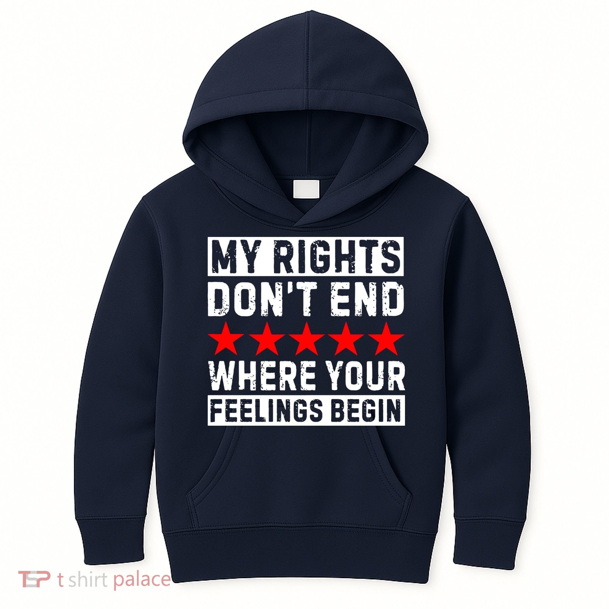 My Rights Don't End Where Your Feelings Begin Kids Hoodie