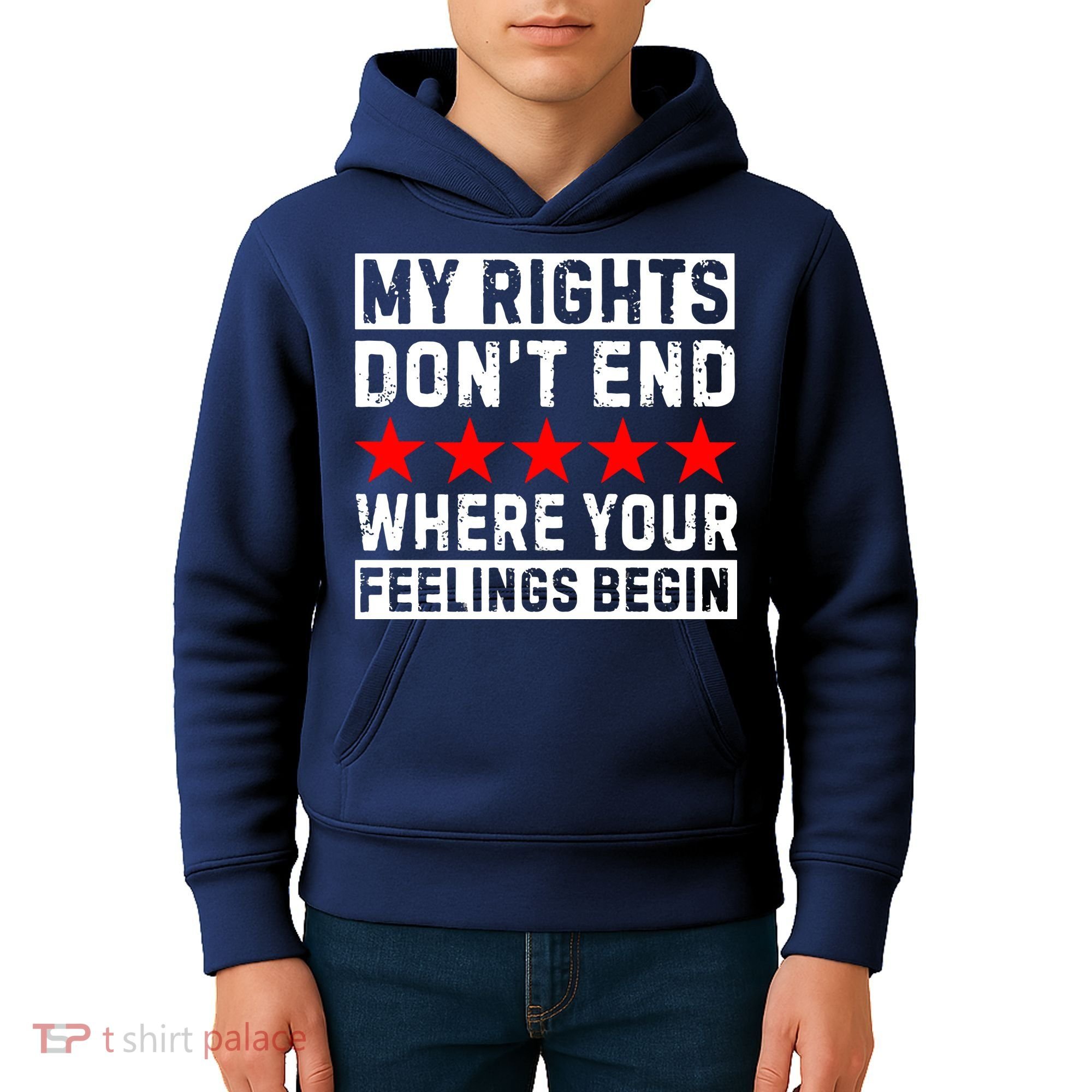 My Rights Don't End Where Your Feelings Begin Kids Hoodie