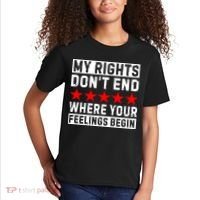 My Rights Don't End Where Your Feelings Begin Kids T-Shirt thumb 2