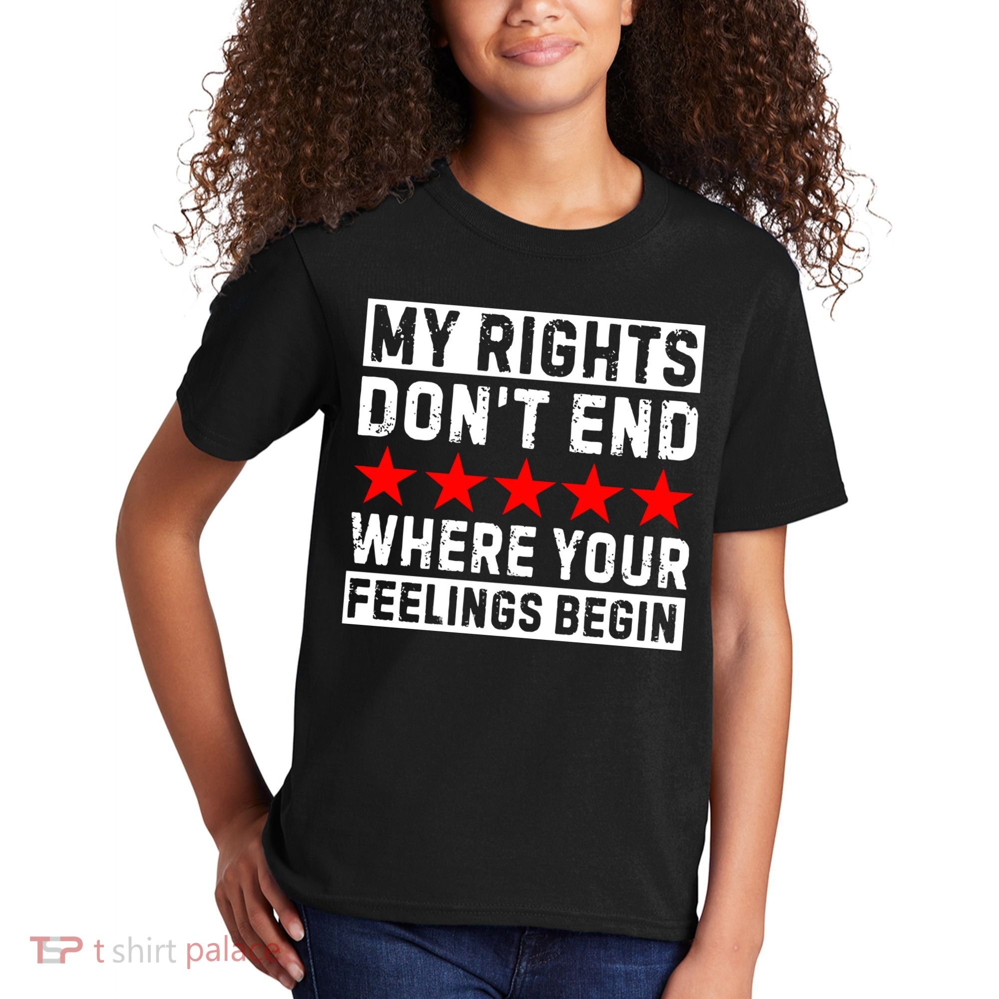 My Rights Don't End Where Your Feelings Begin Kids T-Shirt