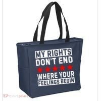 My Rights Don't End Where Your Feelings Begin Tote Bag thumb 2