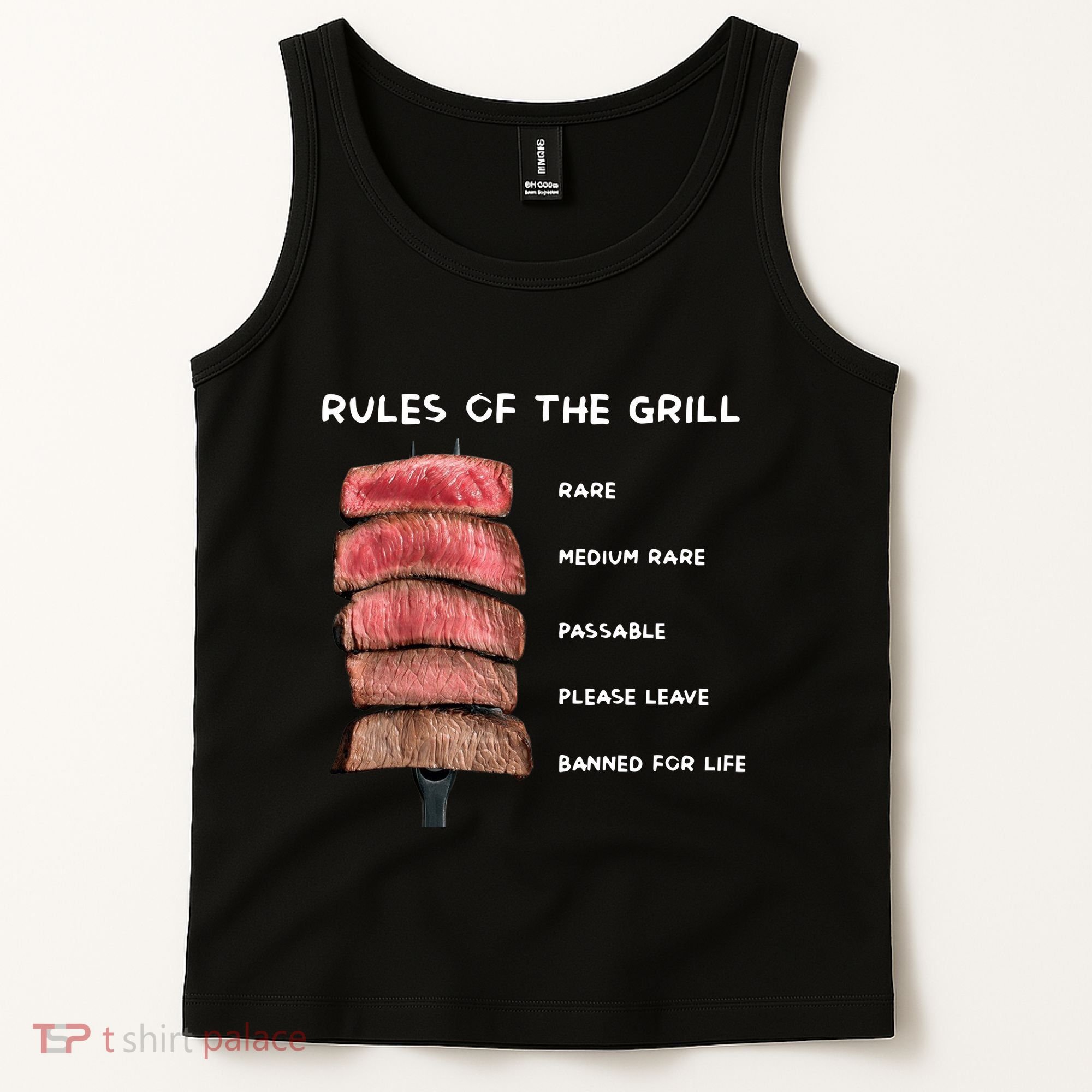 Middleclassfancy Rad Dad Rules Of The Grill Tank Top
