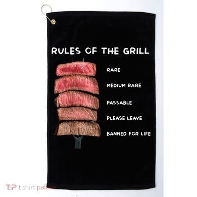 Middleclassfancy Rad Dad Rules Of The Grill Golf Towel
