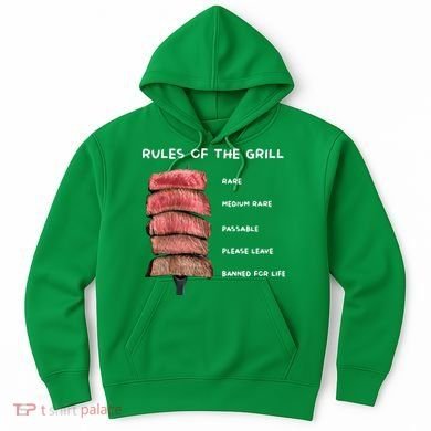 Middleclassfancy Rad Dad Rules Of The Grill Hoodie
