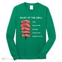 Middleclassfancy Rad Dad Rules Of The Grill Long Sleeve Shirt thumb 0