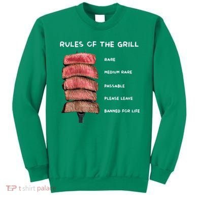 Middleclassfancy Rad Dad Rules Of The Grill Sweatshirt