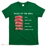 Middleclassfancy Rad Dad Rules Of The Grill T-Shirt thumb 0