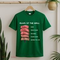 Middleclassfancy Rad Dad Rules Of The Grill T-Shirt thumb 2