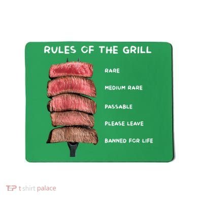 Middleclassfancy Rad Dad Rules Of The Grill Mousepad