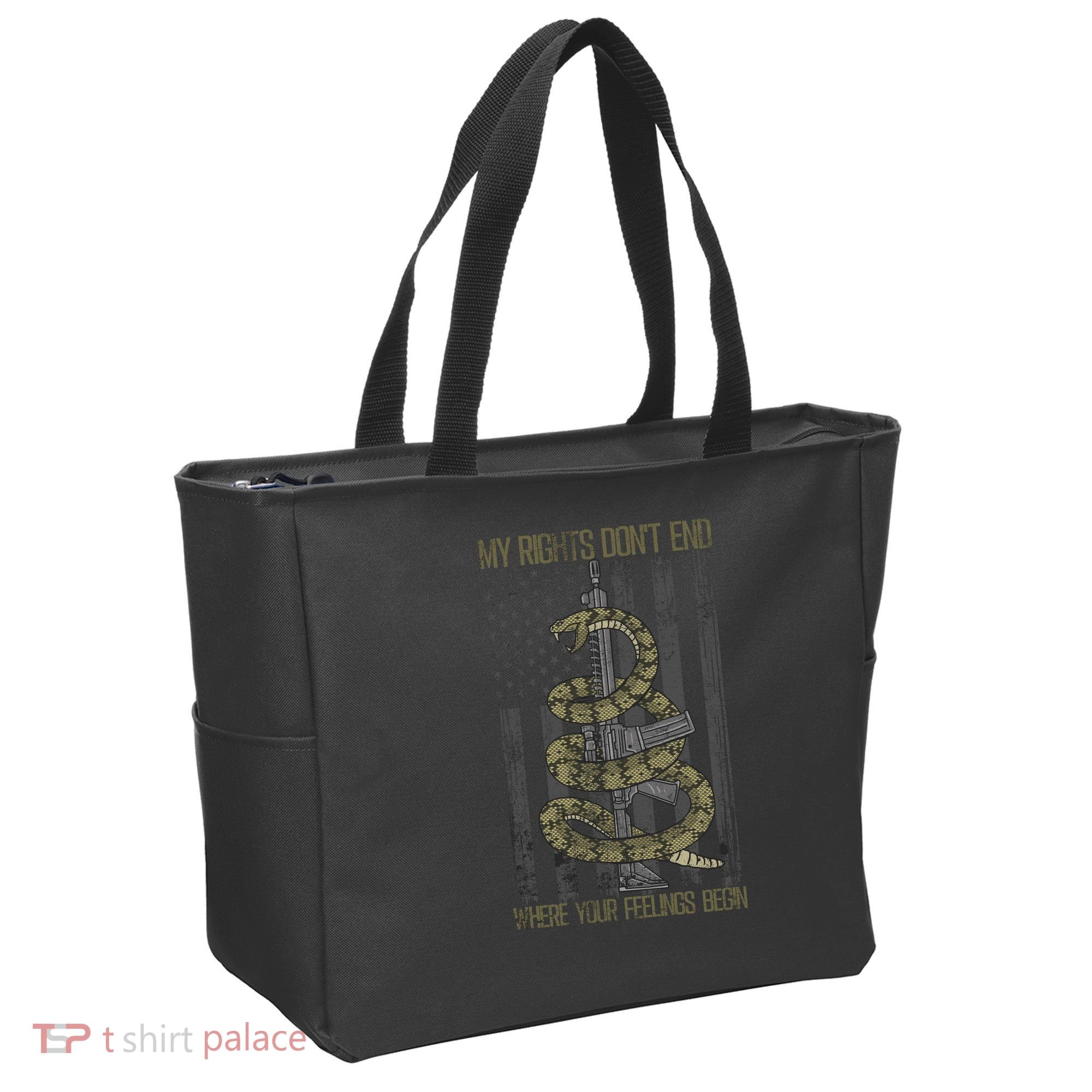 My Rights Don't End Where Your Feelings Begin Tote Bag