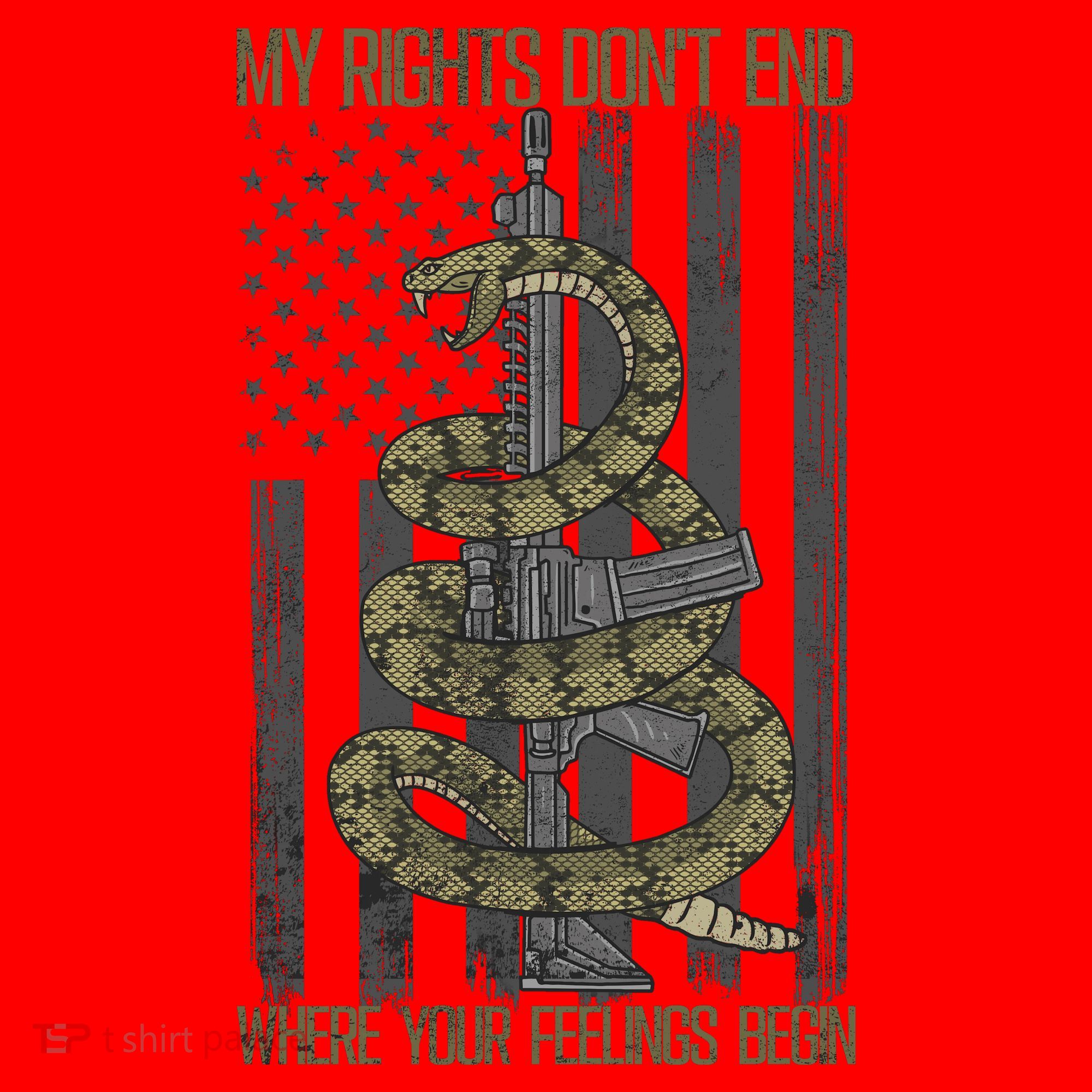 My Rights Don't End Where Your Feelings Begin Santa Hat