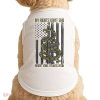 My Rights Don't End Where Your Feelings Begin Doggie Tank thumb 0