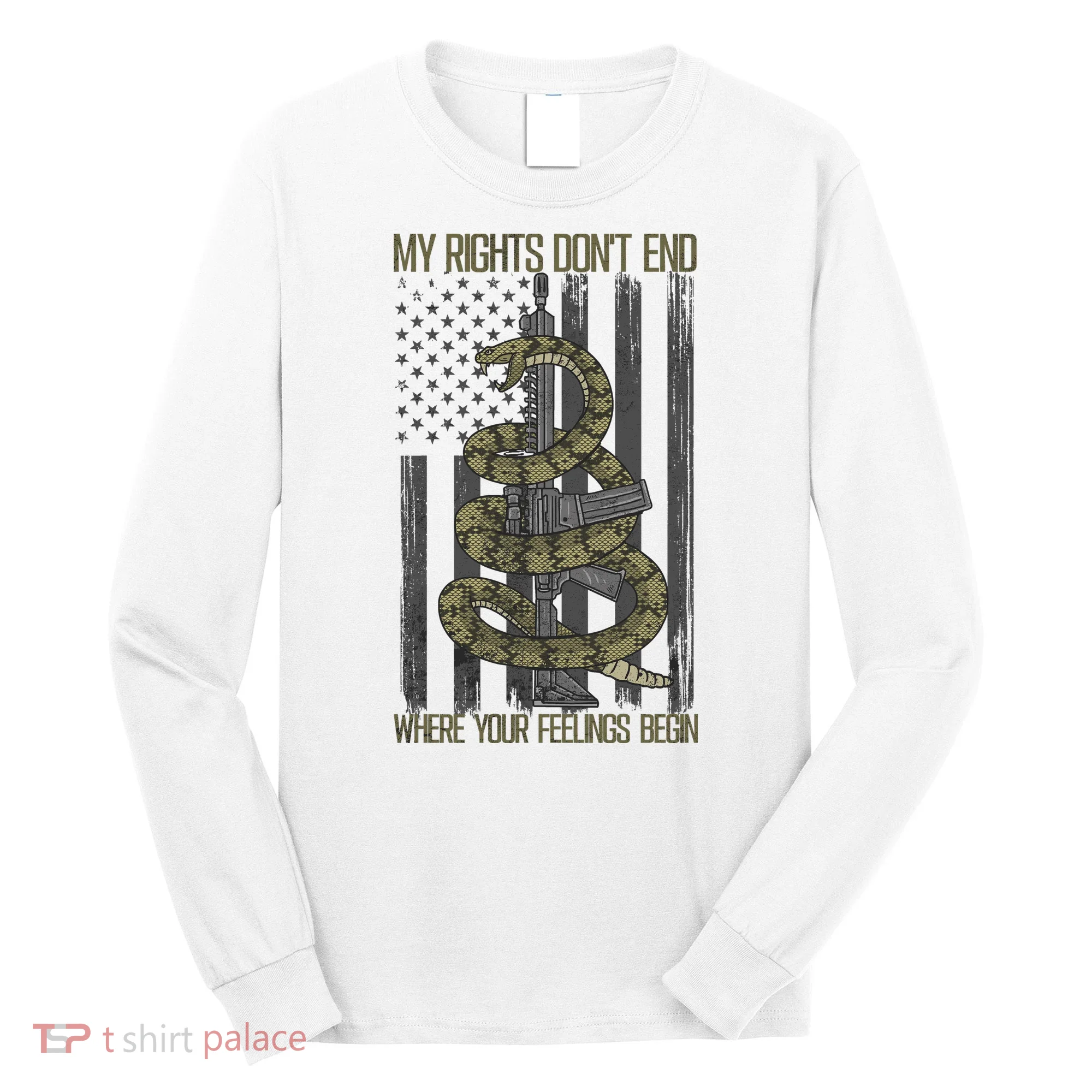 My Rights Don't End Where Your Feelings Begin Long Sleeve Shirt