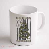 My Rights Don't End Where Your Feelings Begin Coffee Mug thumb 1
