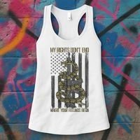 My Rights Don't End Where Your Feelings Begin Women's Tank Top thumb 3