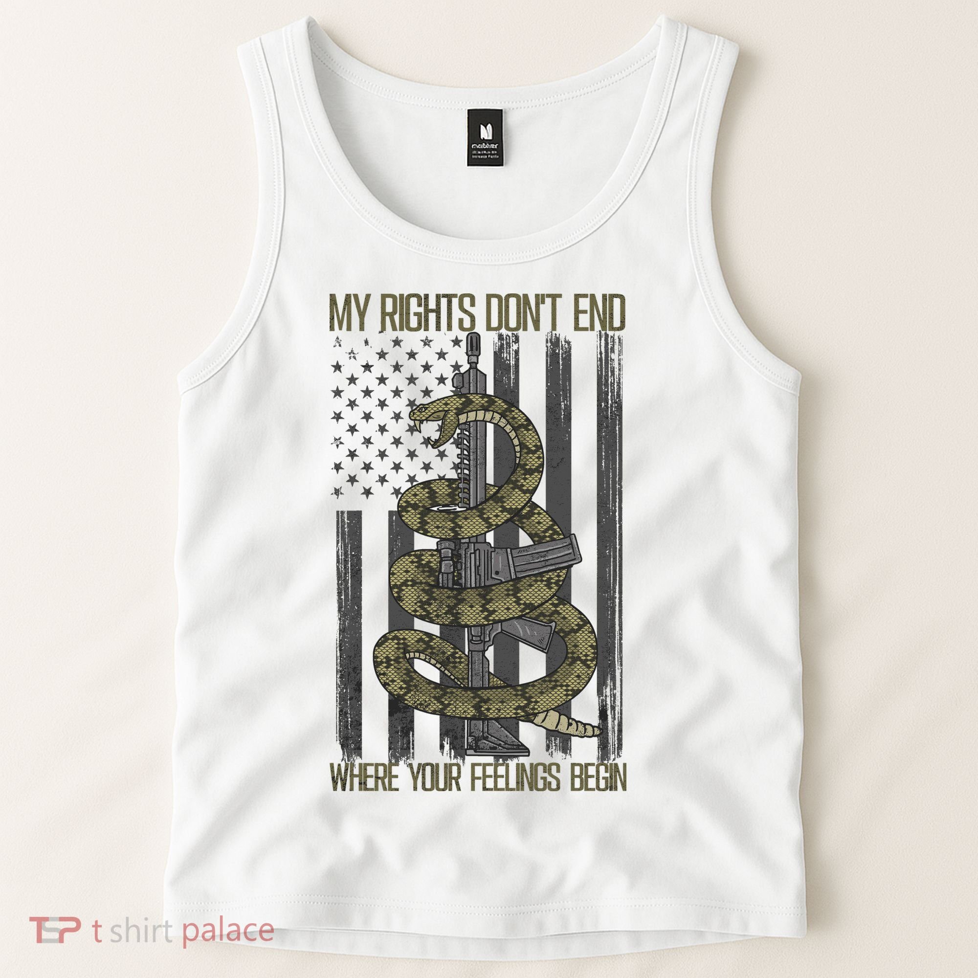 My Rights Don't End Where Your Feelings Begin Tank Top