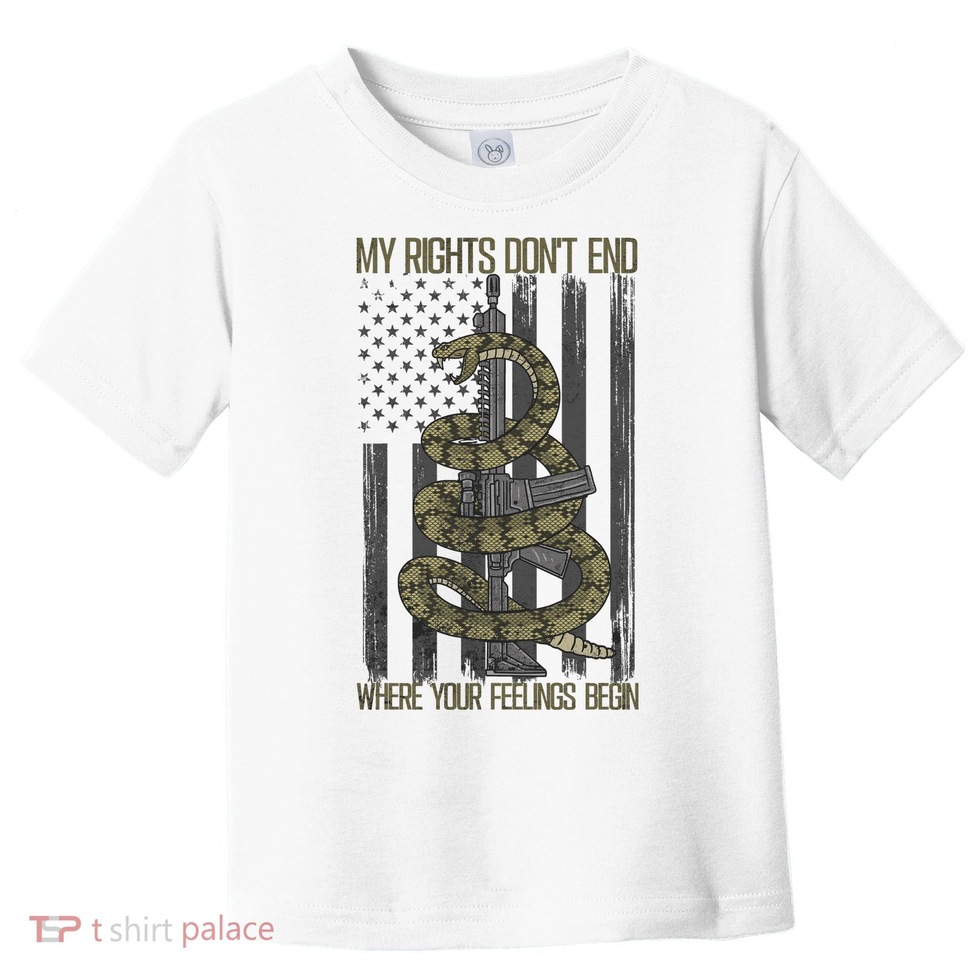My Rights Don't End Where Your Feelings Begin Toddler T-Shirt