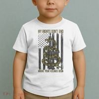 My Rights Don't End Where Your Feelings Begin Toddler T-Shirt thumb 2