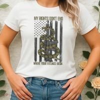 My Rights Don't End Where Your Feelings Begin Women's T-Shirt thumb 2