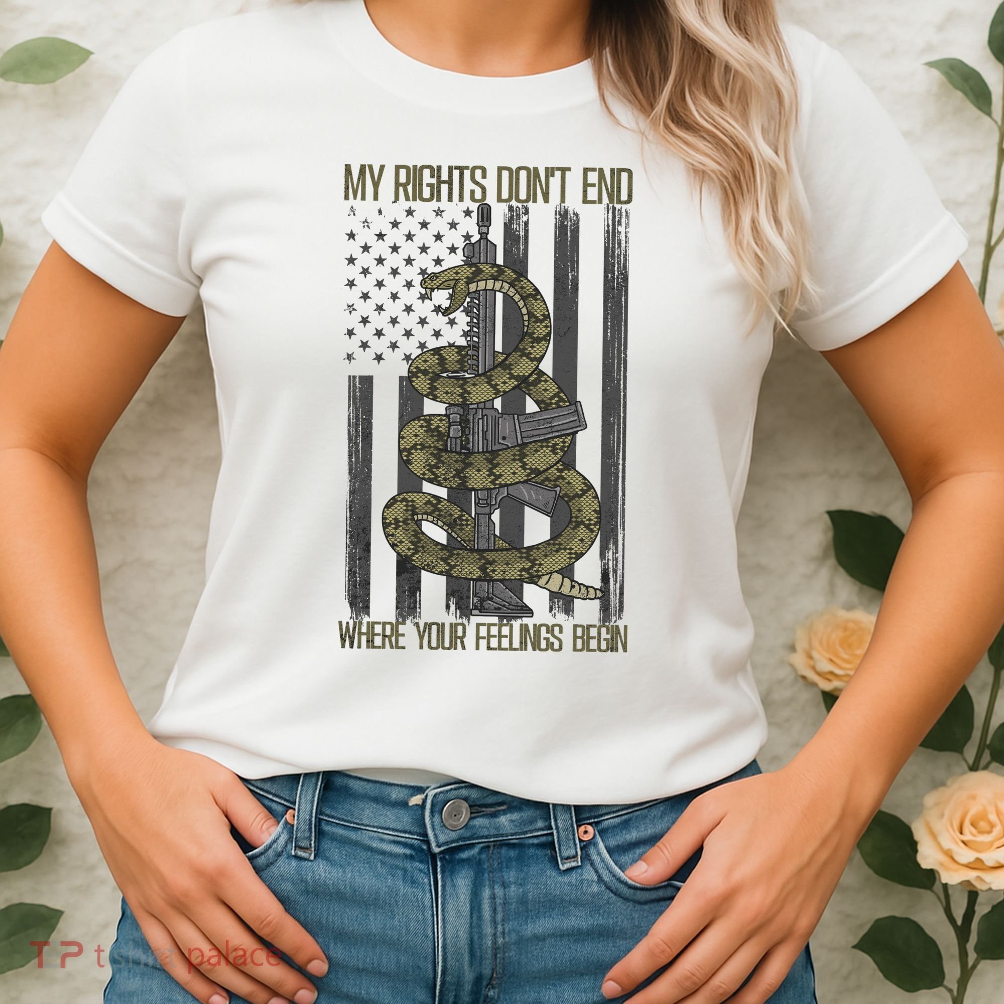 My Rights Don't End Where Your Feelings Begin Women's T-Shirt