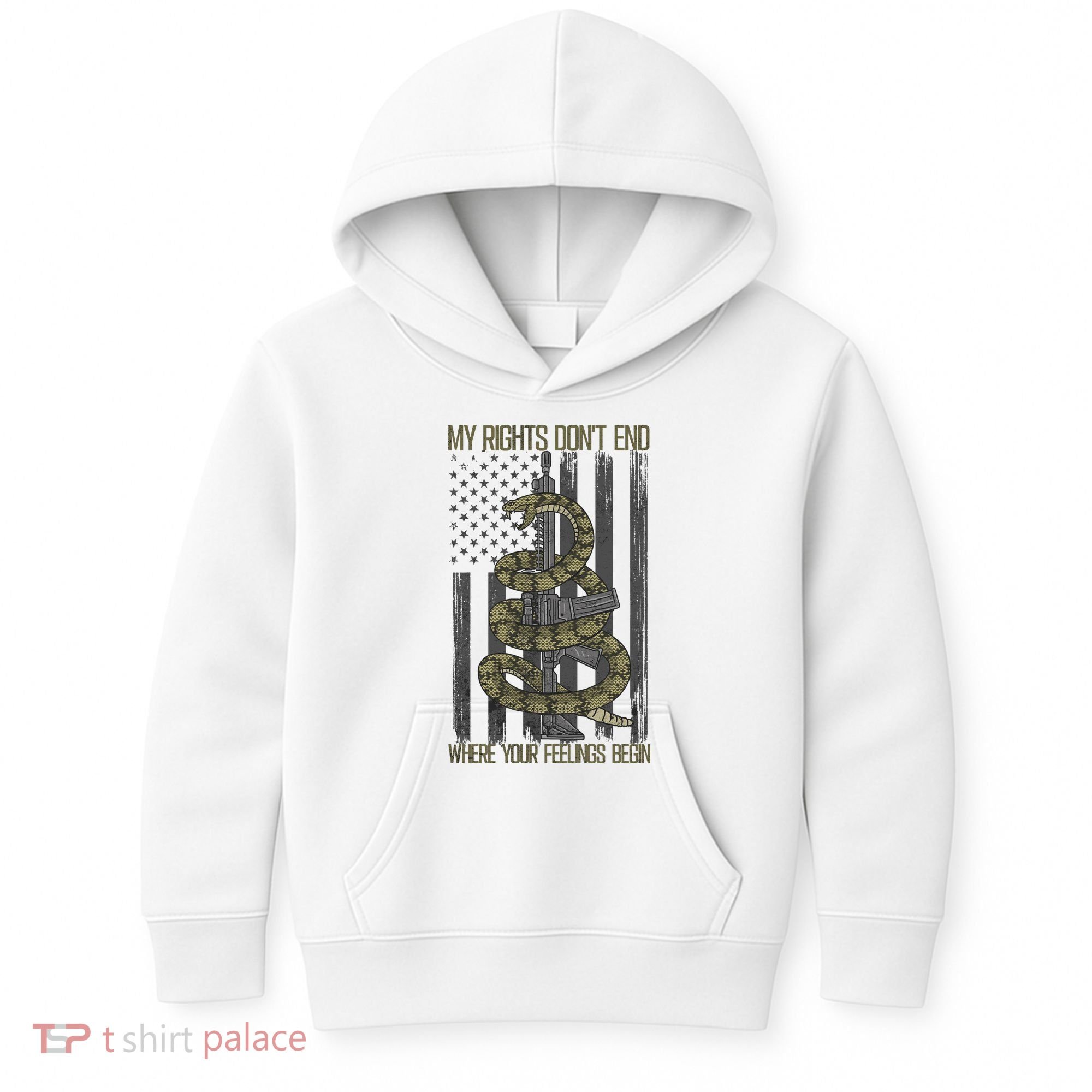 My Rights Don't End Where Your Feelings Begin Kids Hoodie