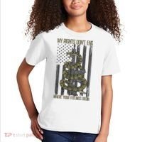 My Rights Don't End Where Your Feelings Begin Kids T-Shirt thumb 2