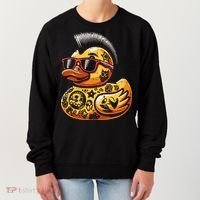 Mohawk Rubber Duck Punk Rock Rocker Women's Sweatshirt thumb 0