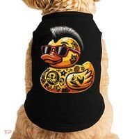 Mohawk Rubber Duck Punk Rock Rocker Doggie Tank thumb 0
