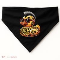 Mohawk Rubber Duck Punk Rock Rocker USA-Made Doggie Bandana thumb 0