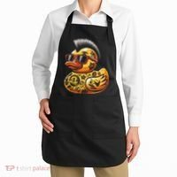 Mohawk Rubber Duck Punk Rock Rocker Apron thumb 2