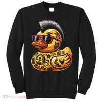 Mohawk Rubber Duck Punk Rock Rocker Sweatshirt thumb 0
