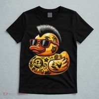 Mohawk Rubber Duck Punk Rock Rocker T-Shirt thumb 5