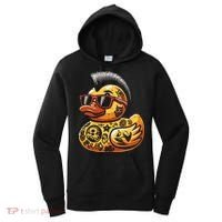 Mohawk Rubber Duck Punk Rock Rocker Women's Hoodie thumb 0