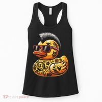 Mohawk Rubber Duck Punk Rock Rocker Women's Tank Top thumb 0