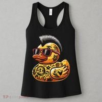 Mohawk Rubber Duck Punk Rock Rocker Women's Tank Top thumb 3